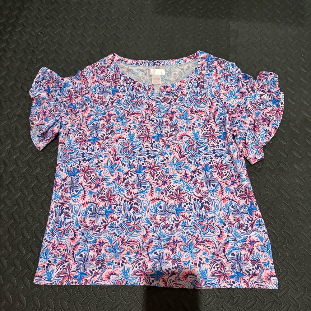 Floral Short Sleeve Top